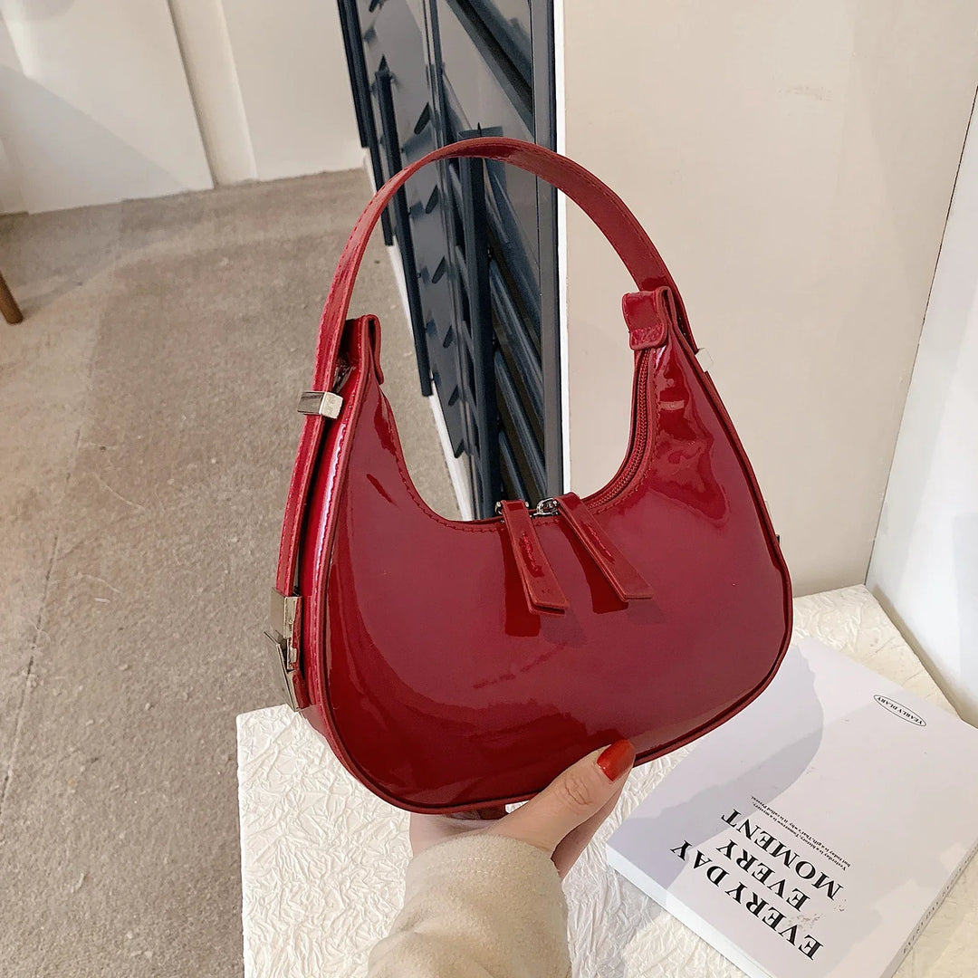 Women's Shoulder Bag with Zip Closure | Small