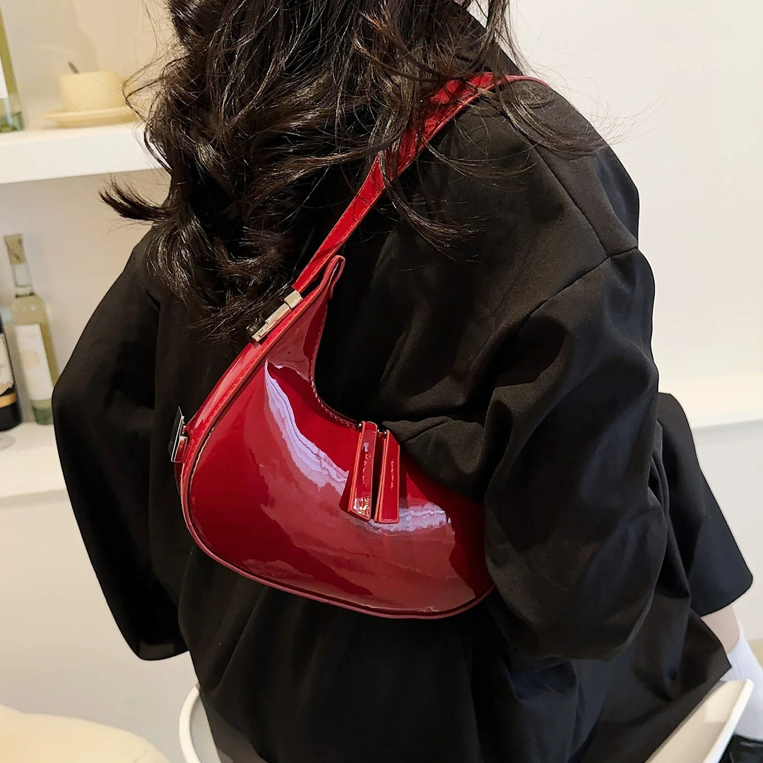 Women's Shoulder Bag with Zip Closure | Small
