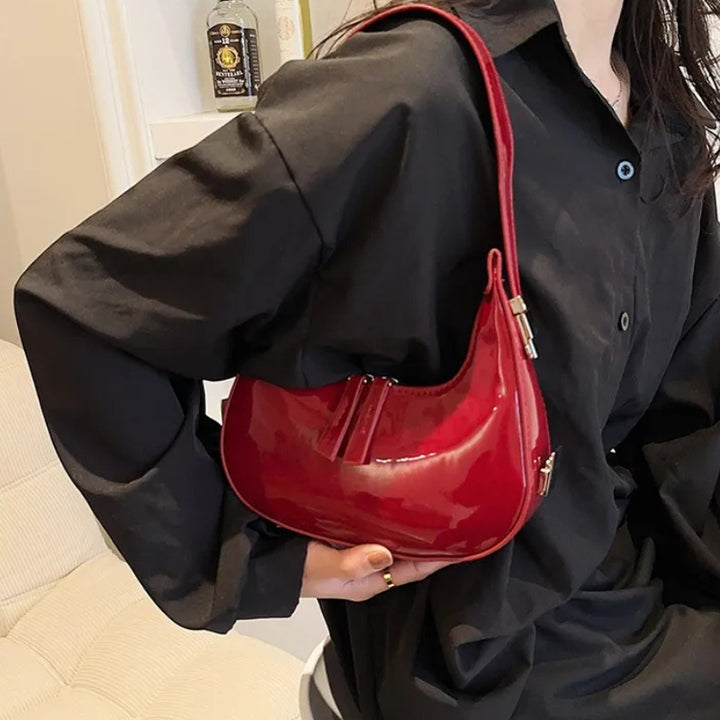 Women's Shoulder Bag with Zip Closure | Small