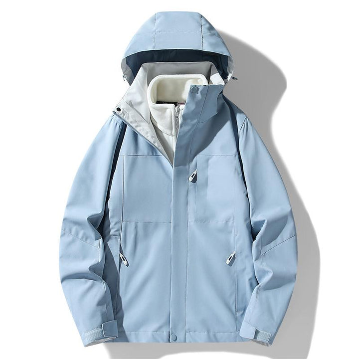 Women's Ski Jacket with Hood & Fleece Liner  | 3-in-1