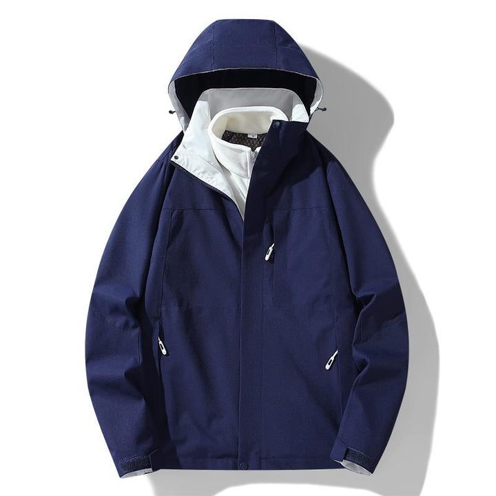Women's Ski Jacket with Hood & Fleece Liner  | 3-in-1
