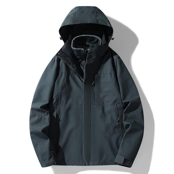 Women's Ski Jacket with Hood & Fleece Liner  | 3-in-1