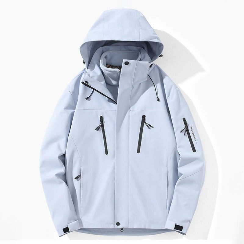 Women's Ski Jacket with Hood & Pockets | Colourblock