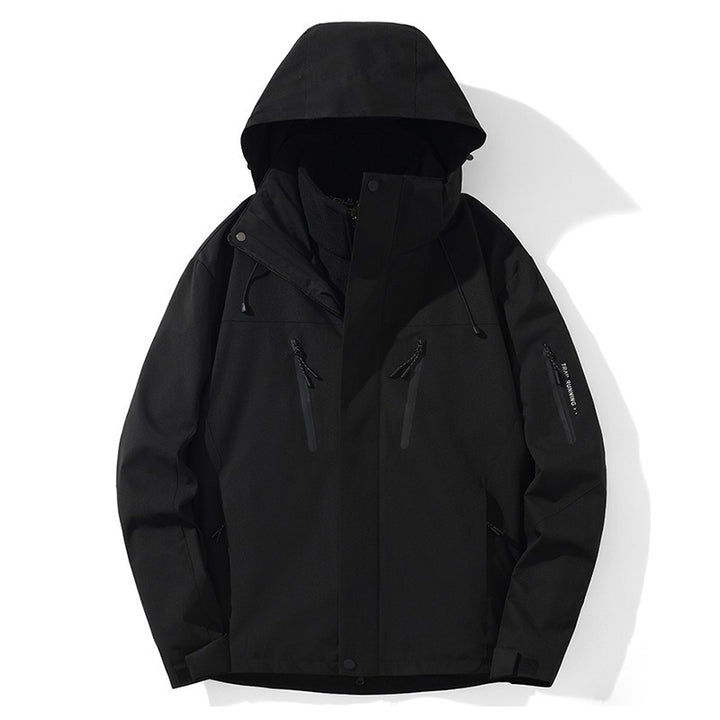 Women's Ski Jacket with Hood & Pockets | Colourblock