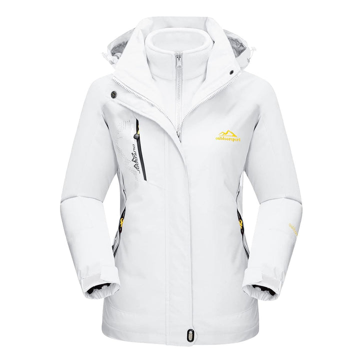 Women's Ski Jacket with Hood & Pockets | Zip Up