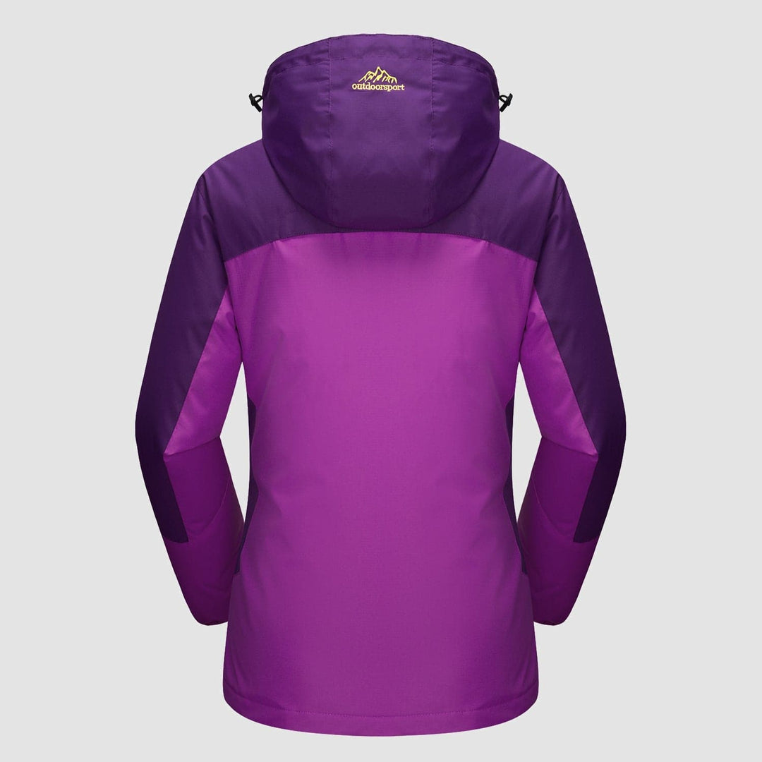 Women's Ski Jacket with Hood & Pockets | Zip Up