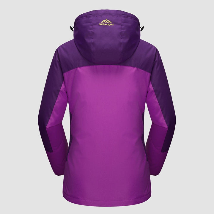 Women's Ski Jacket with Hood & Pockets | Zip Up