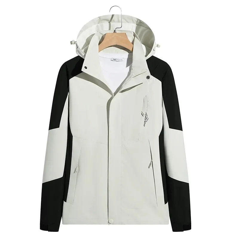 Women's Ski Jacket with Hood & Zip Pockets | Sporty