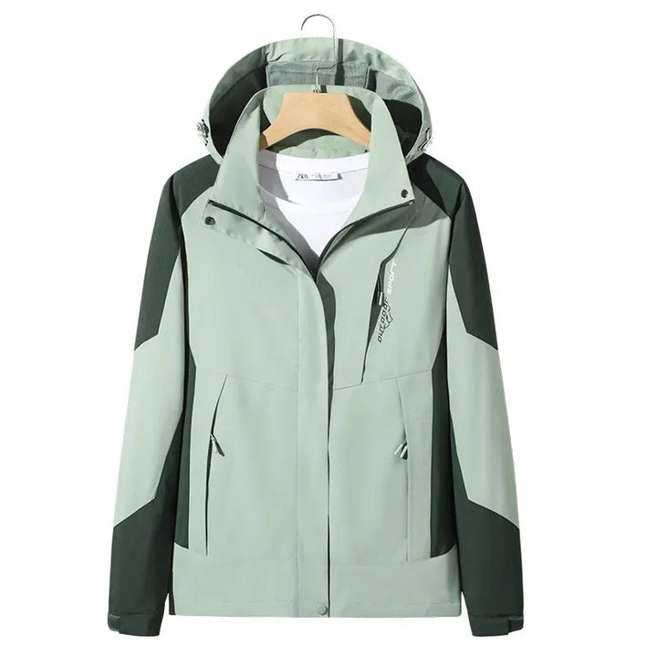 Women's Ski Jacket with Hood & Zip Pockets | Sporty