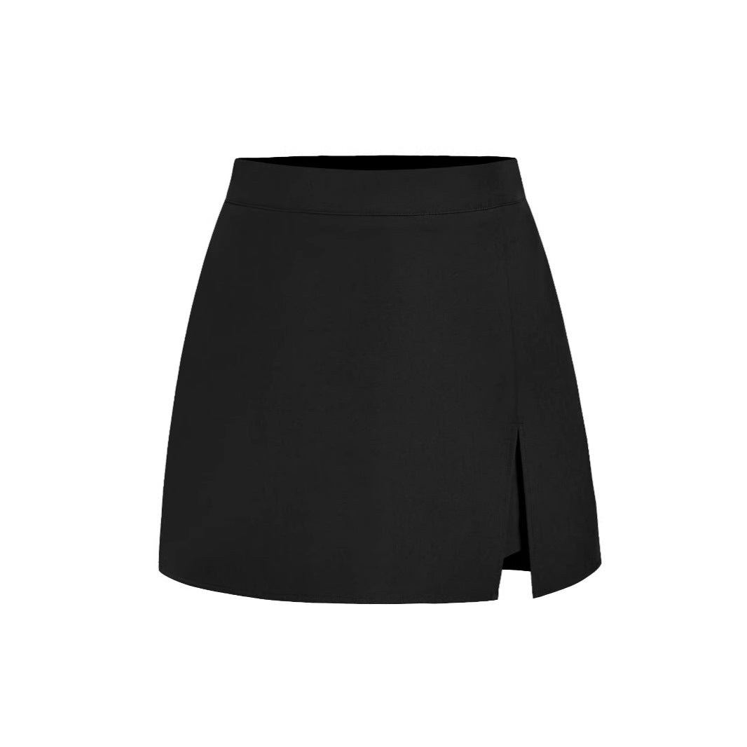 Women's Skort with Front Slit & High Waist | Casual