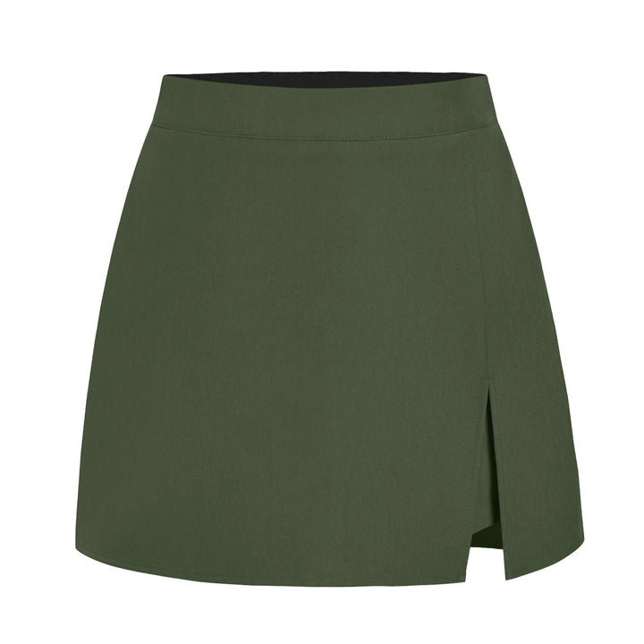 Women's Skort with Front Slit & High Waist | Casual