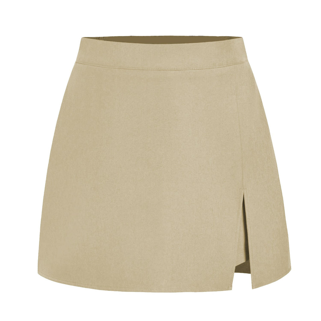Women's Skort with Front Slit & High Waist | Casual