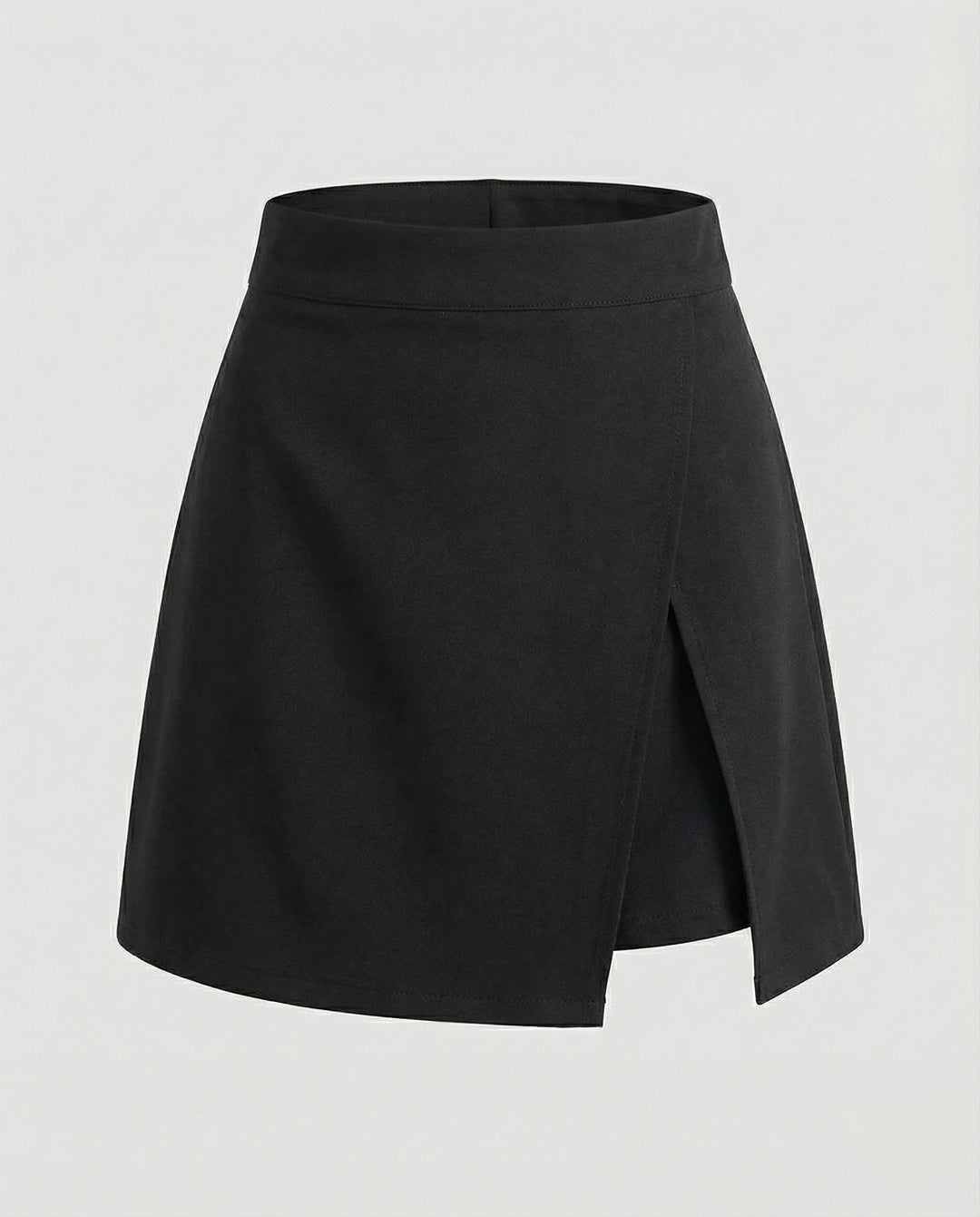Women's Skort with Wrap Overlay | High Waist