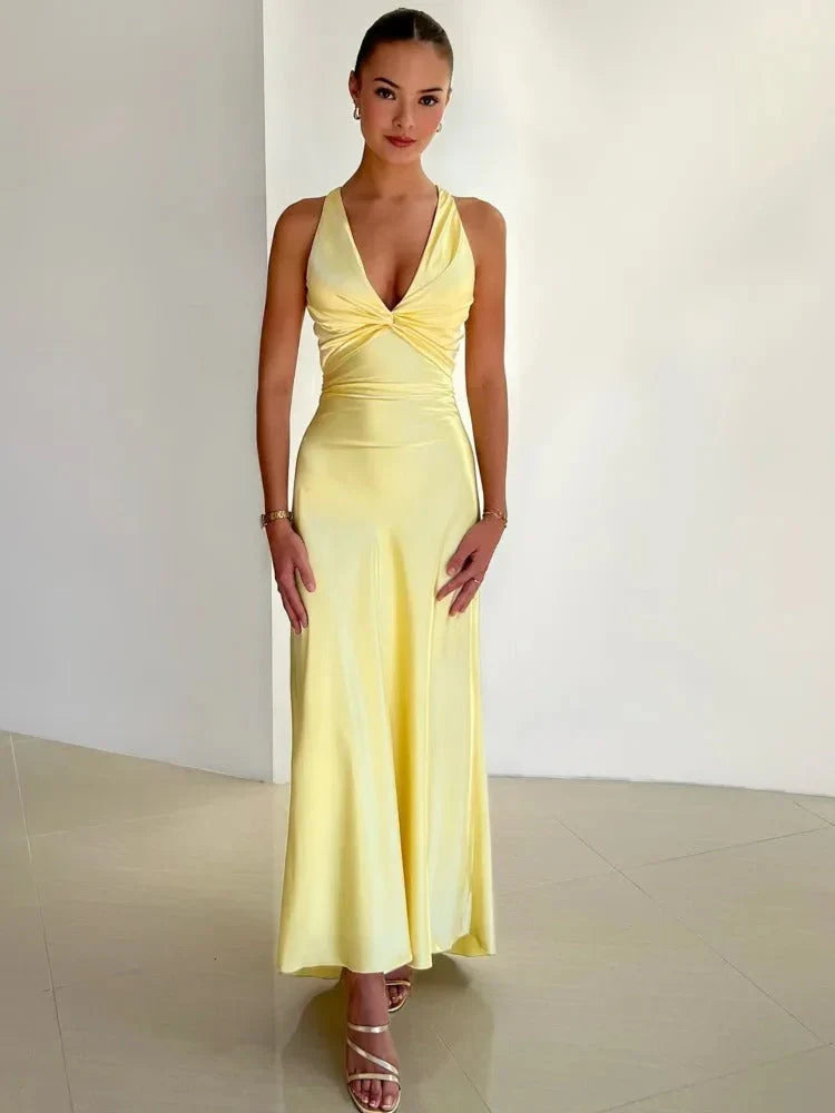 Women's Sleeveless Cocktail Dress with Bow Back | Party