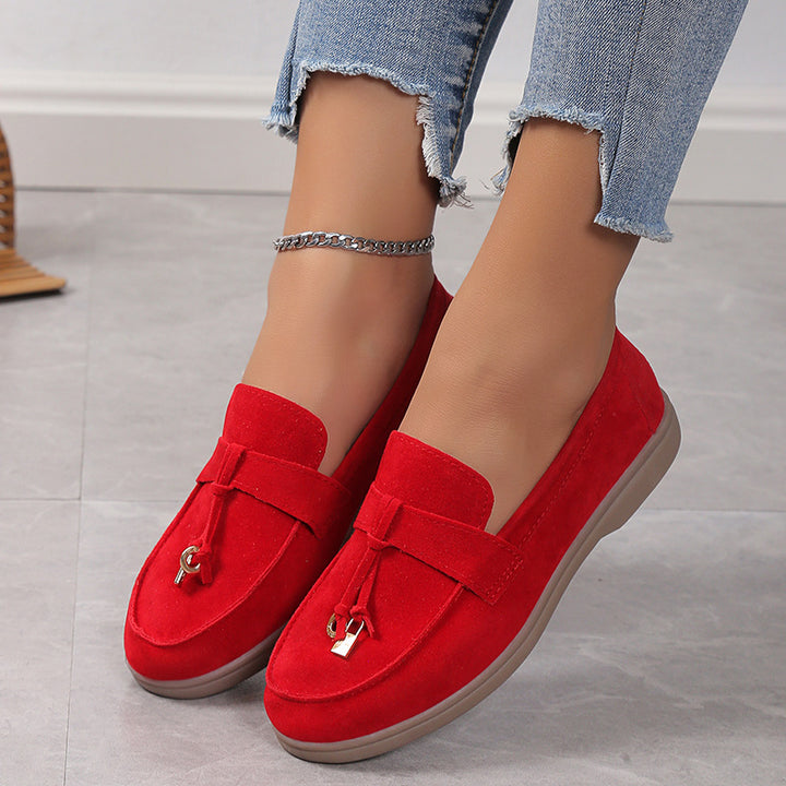 Women's Slip-On Loafers Round Toe | Casual