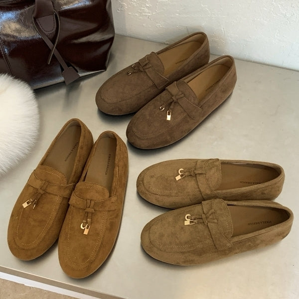 Women's Slip-On Loafers Round Toe | Casual