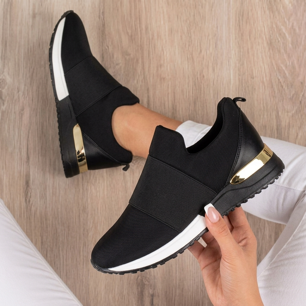 Women's Sneakers with Elastic Panel | Slip-On