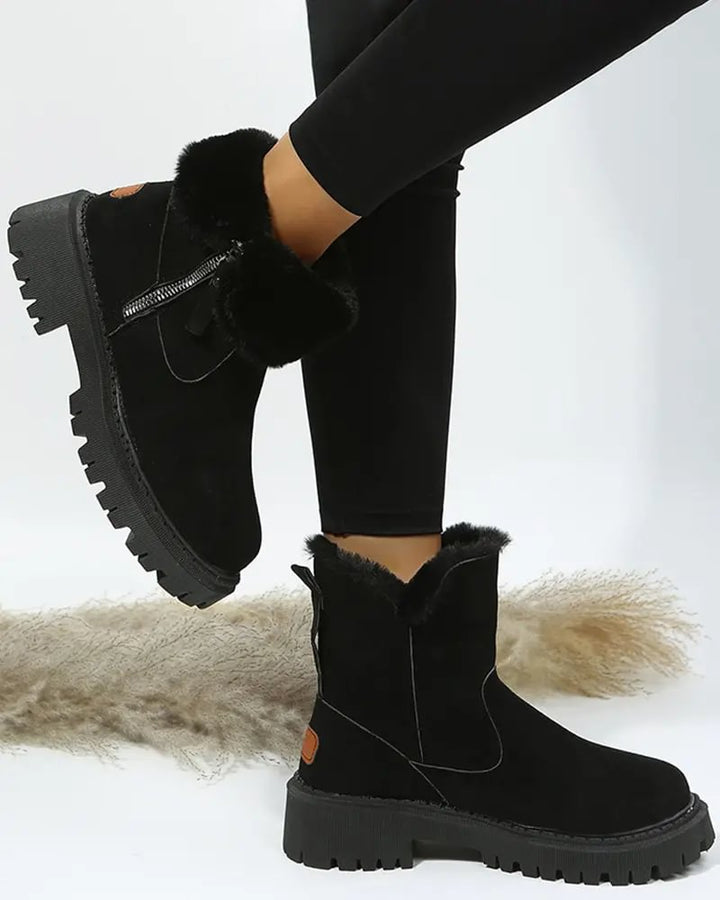 Women's Snow Boots with Fleece Lining | Platform