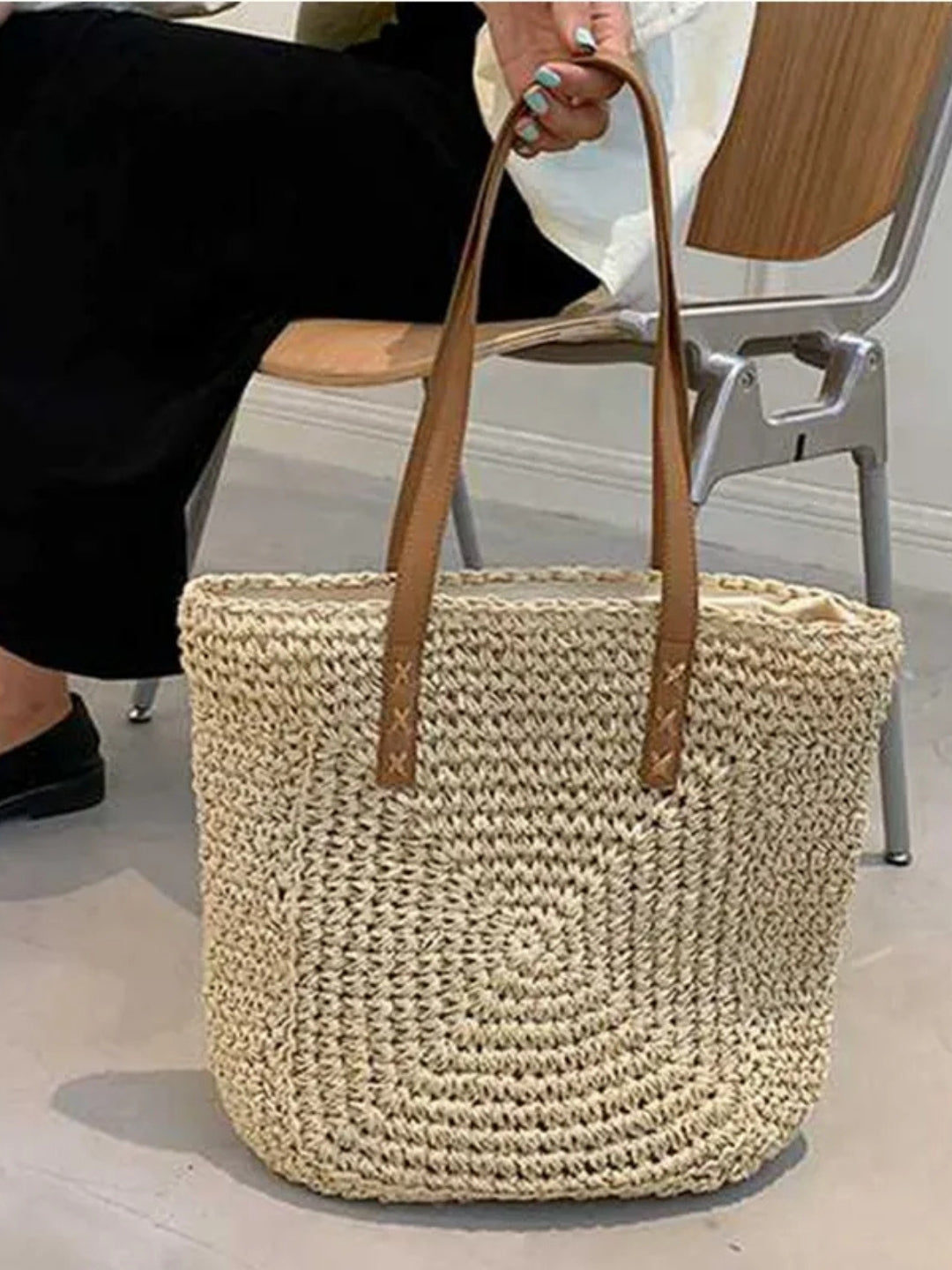 Women's Straw Beach Bag | Casual
