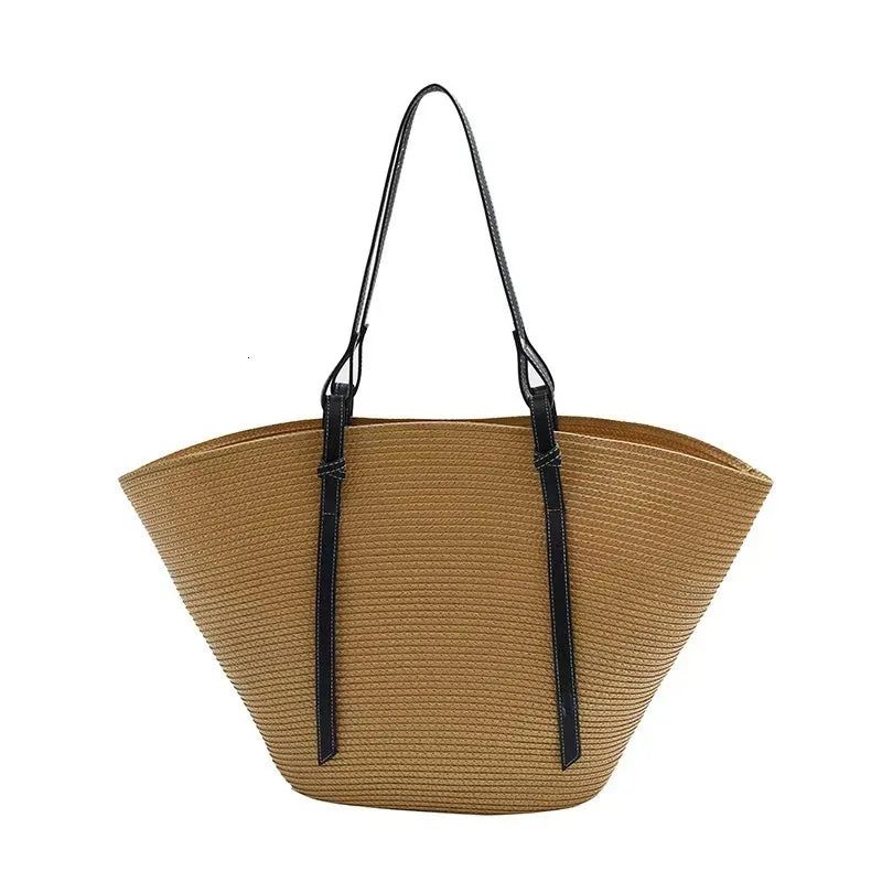 Women's Straw Beach Tote Bag | Shopper Style