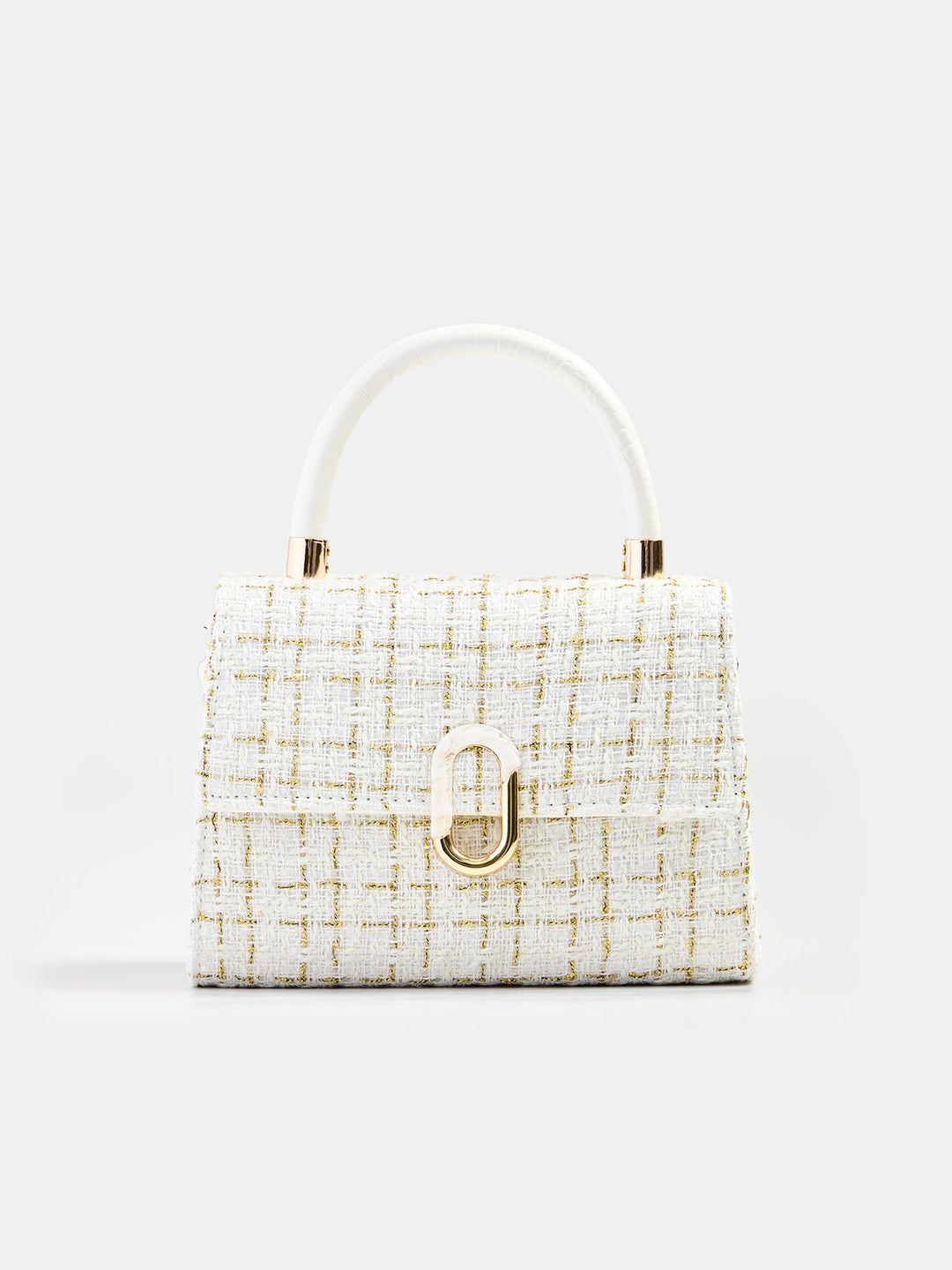 Women's Structured Handbag Boxy | Crossbody Strap