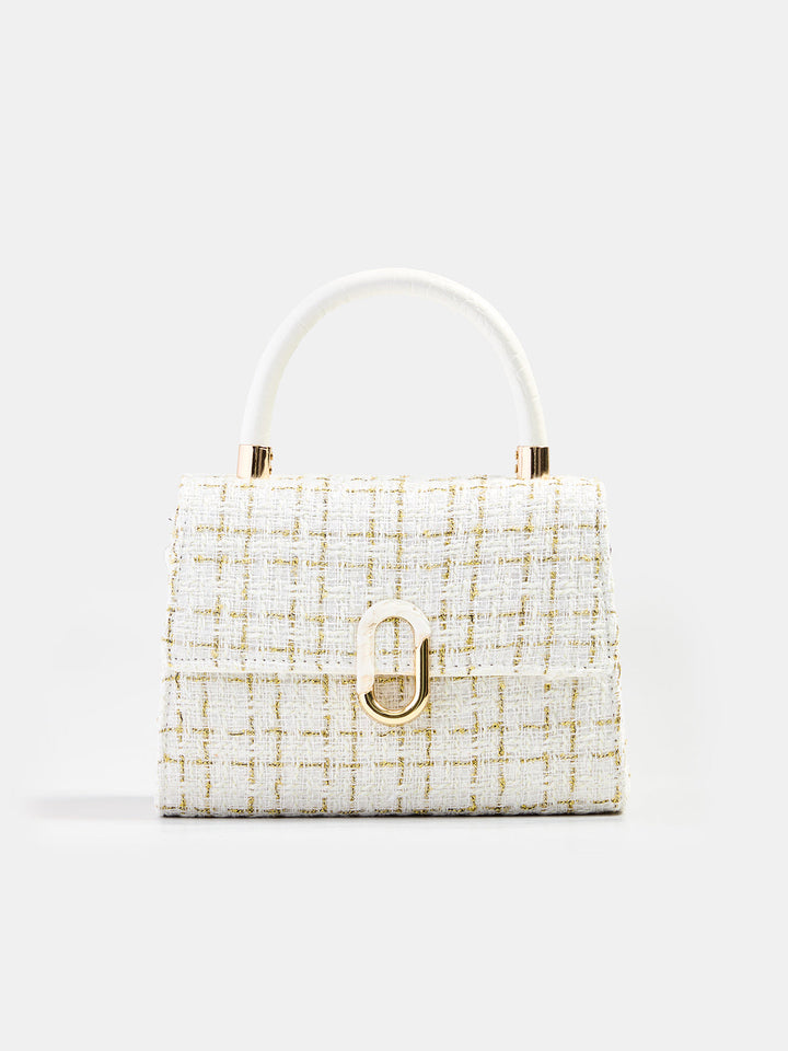 Women's Structured Handbag Boxy | Crossbody Strap