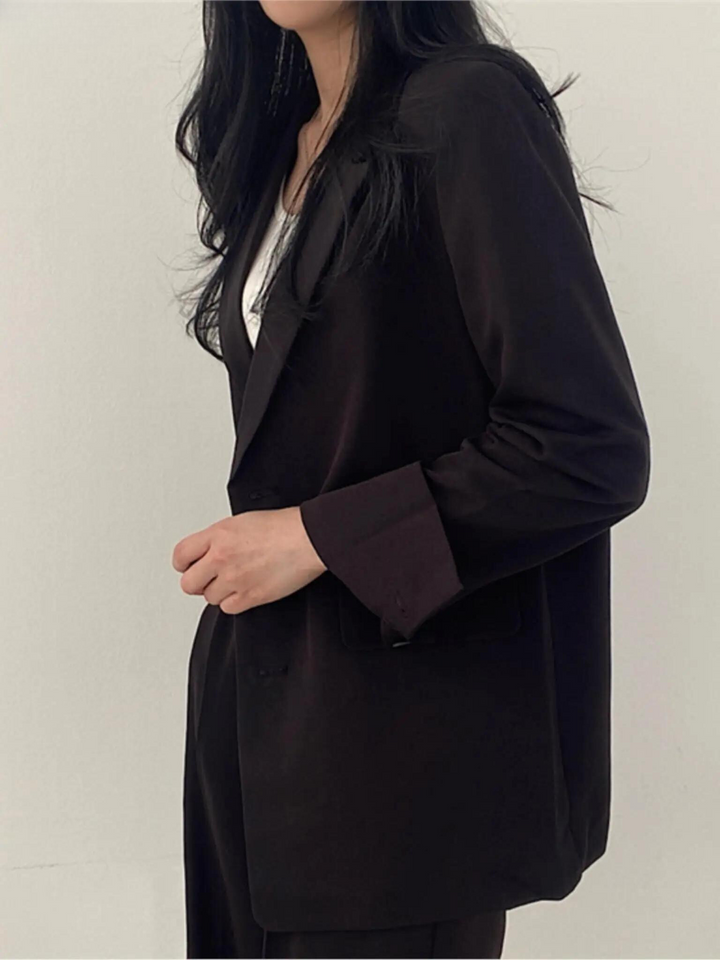 Women's Suits Blazer & Wide Leg Pants | Two Piece Set