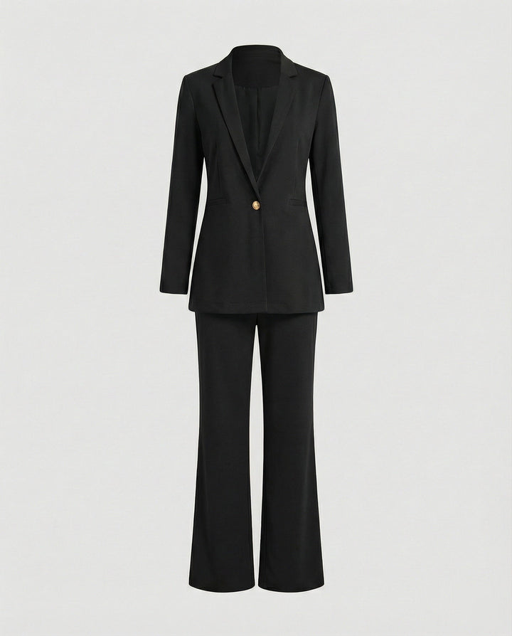 Women's Suits with Blazer & Wide Leg Pants | Two-Piece