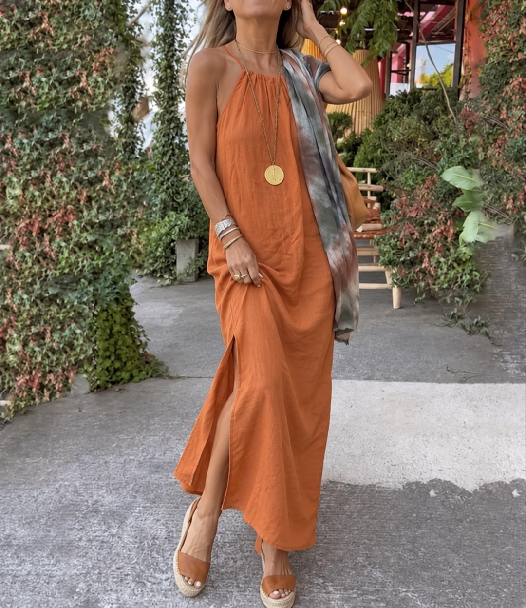 Women's Summer Dress Halter Neck Maxi | Casual Beach