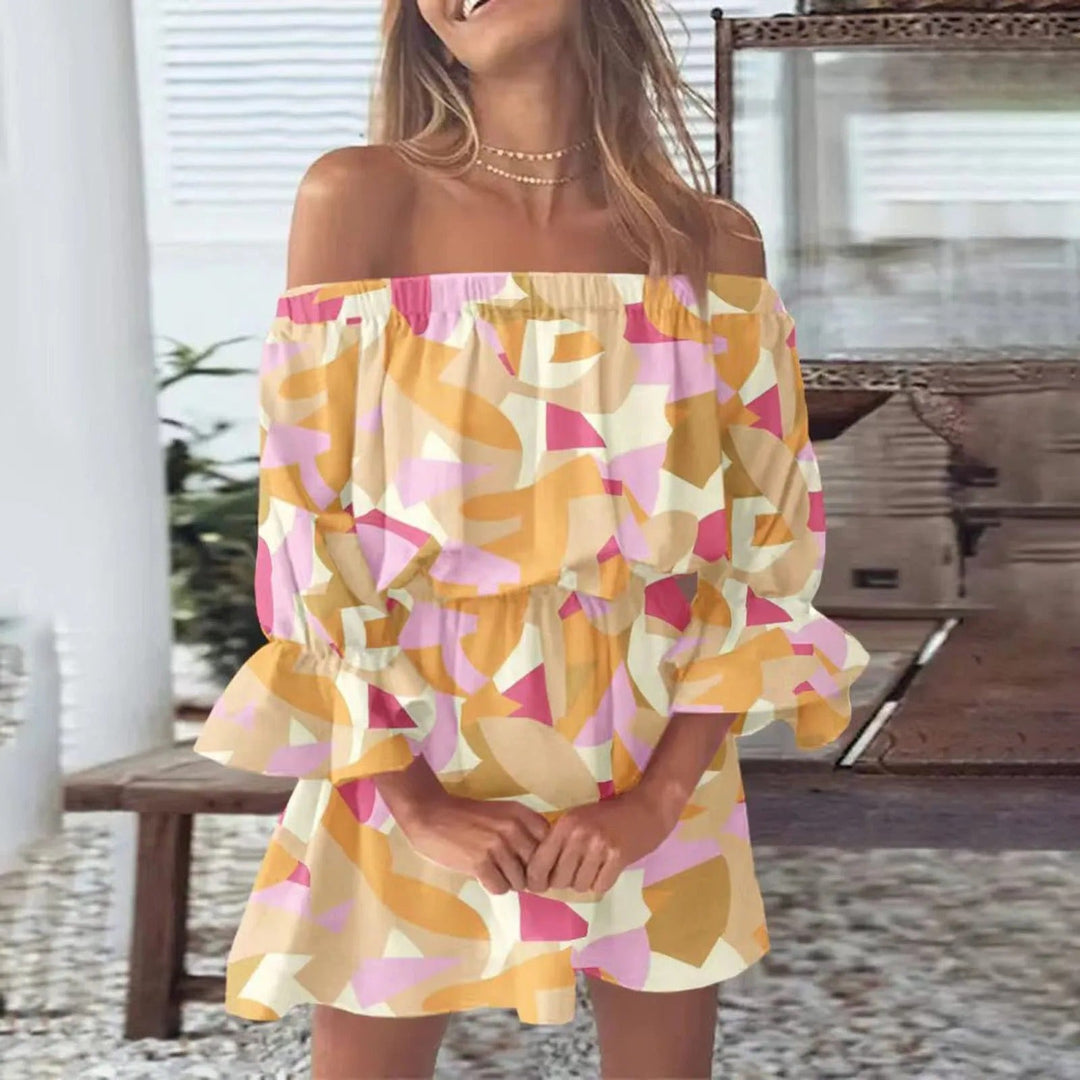 Women's Summer Dress Off Shoulder | Boho Mini