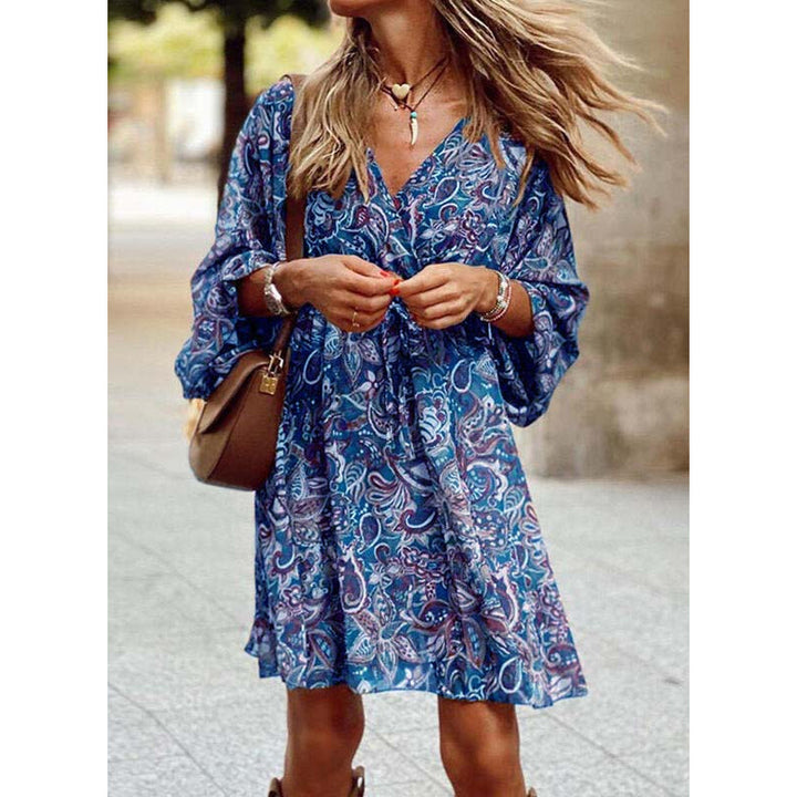 Women's Summer Dress V-Neck | Boho Mini