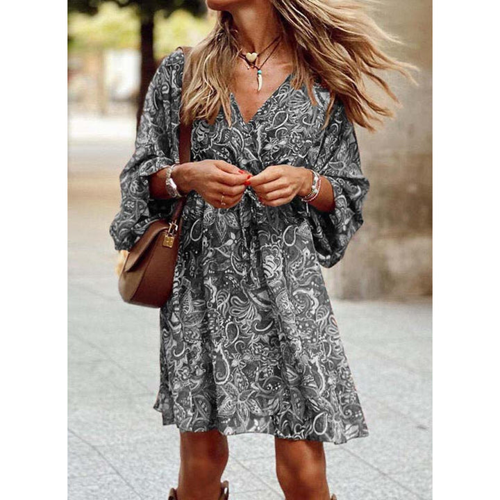 Women's Summer Dress V-Neck | Boho Mini