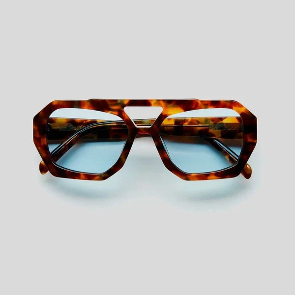 Women’s Sunglasses Chunky Leopard Frame | Geometric Aviator