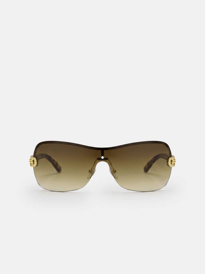 Women’s Sunglasses Rimless Shield | Gradient Lens
