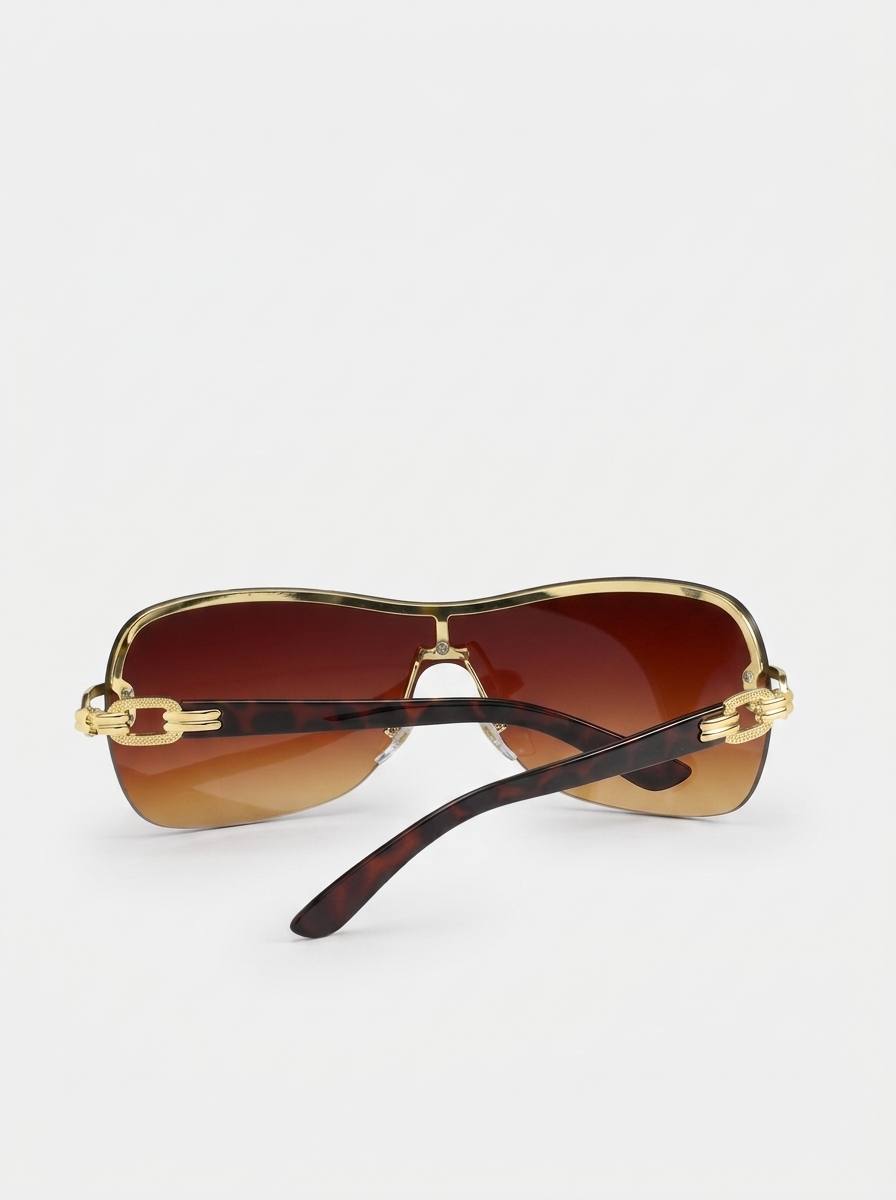 Women’s Sunglasses Rimless Shield | Gradient Lens