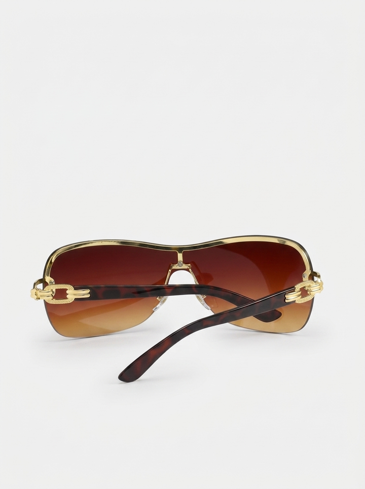 Women’s Sunglasses Rimless Shield | Gradient Lens