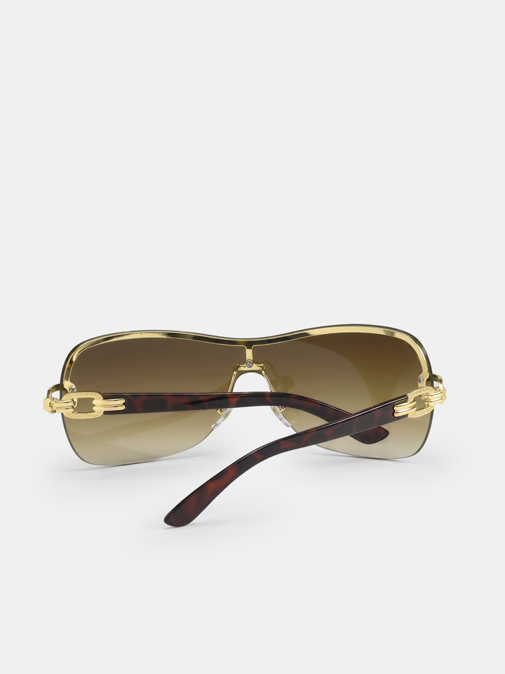 Women’s Sunglasses Rimless Shield | Gradient Lens