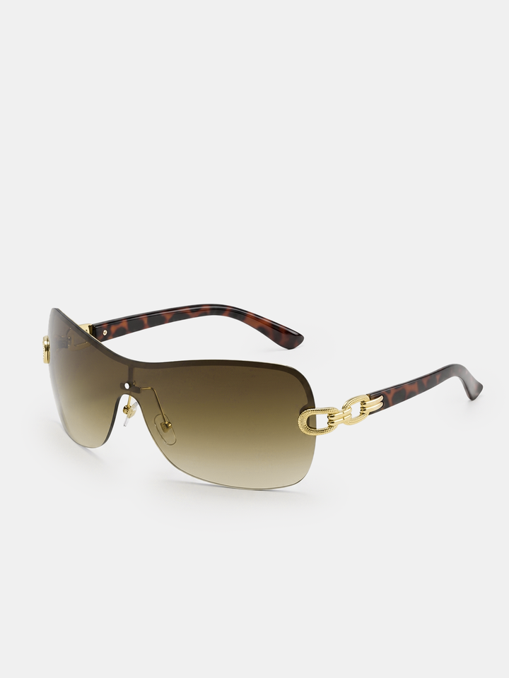 Women’s Sunglasses Rimless Shield | Gradient Lens