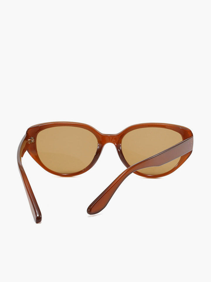 Women’s Sunglasses Rounded Cat Eye Frame Retro | Tinted Lens