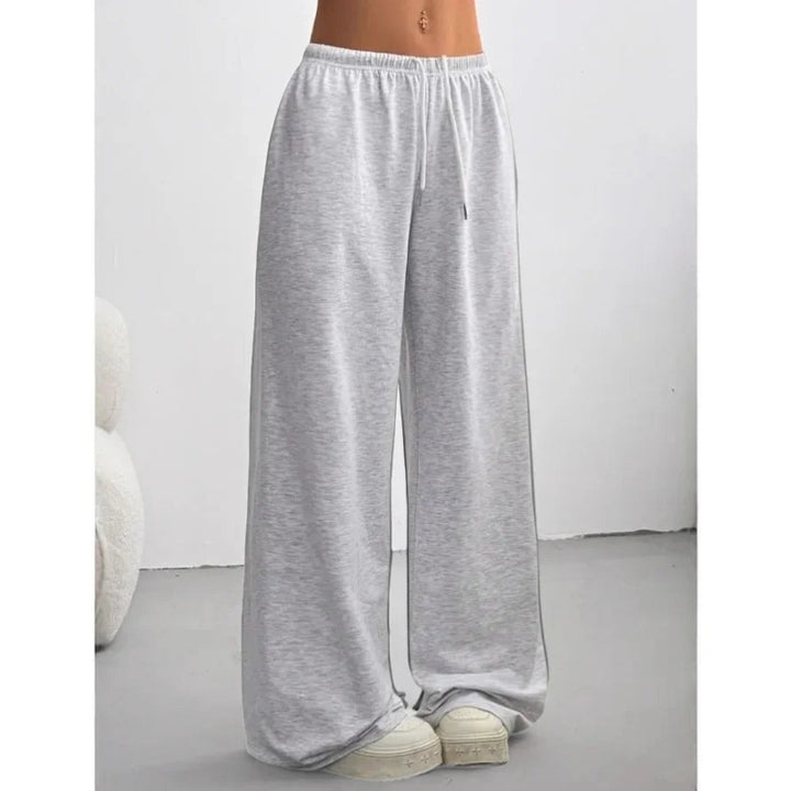 Women's Sweatpants with Drawstring Waist | Wide Leg