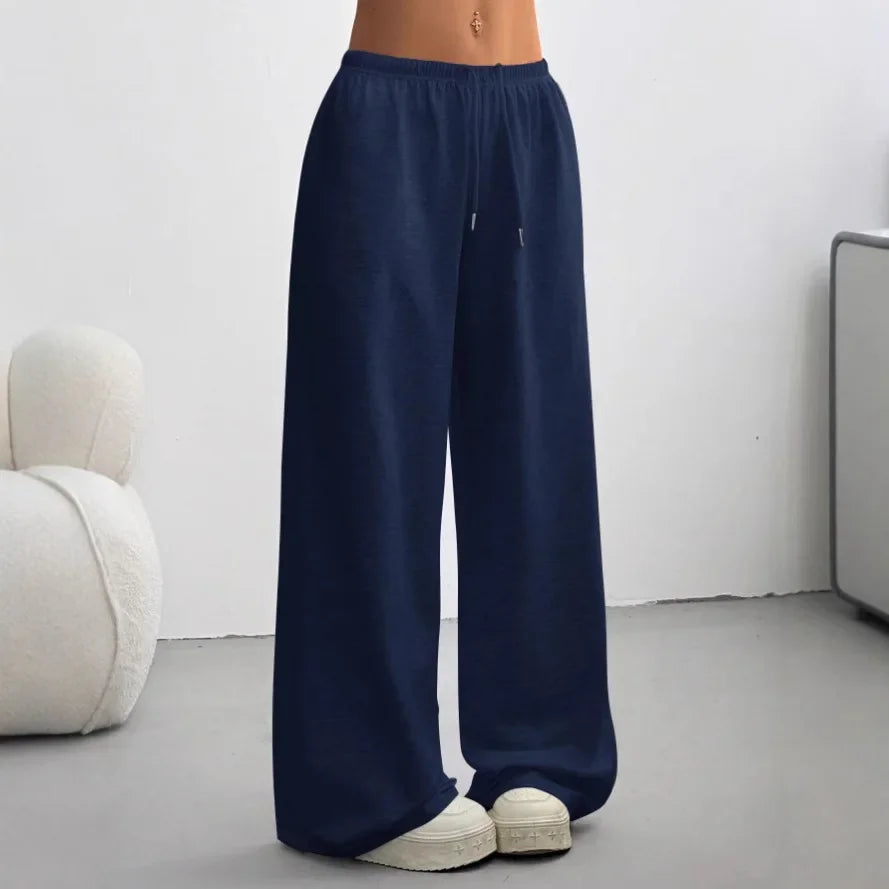 Women's Sweatpants with Drawstring Waist | Wide Leg