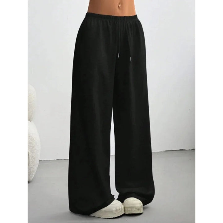 Women's Sweatpants with Drawstring Waist | Wide Leg