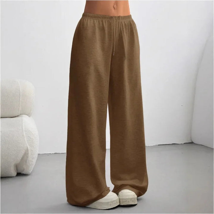 Women's Sweatpants with Drawstring Waist | Wide Leg
