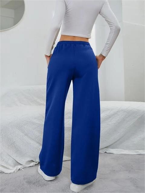 Women's Sweatpants with Wide Leg & Drawstring | High Waist