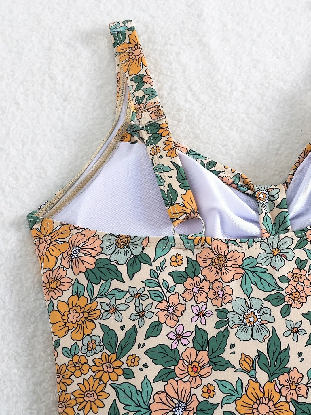 Women’s Swimwear One Piece with Floral Print | Retro Style