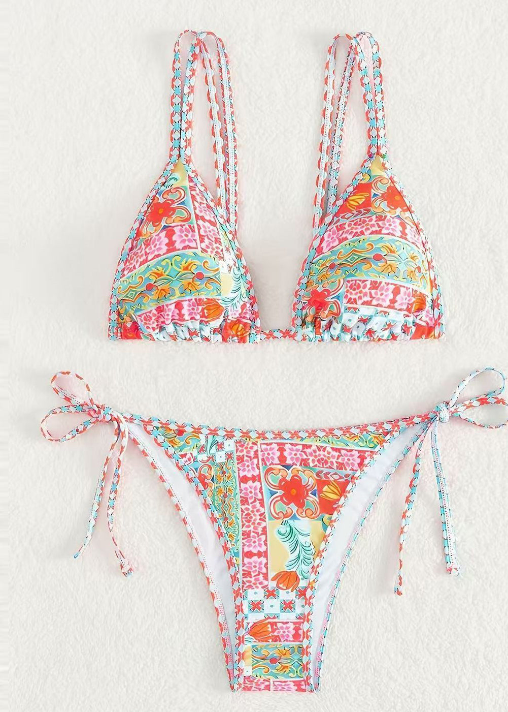 Women’s Swimwear with Floral Print | Two Piece Set