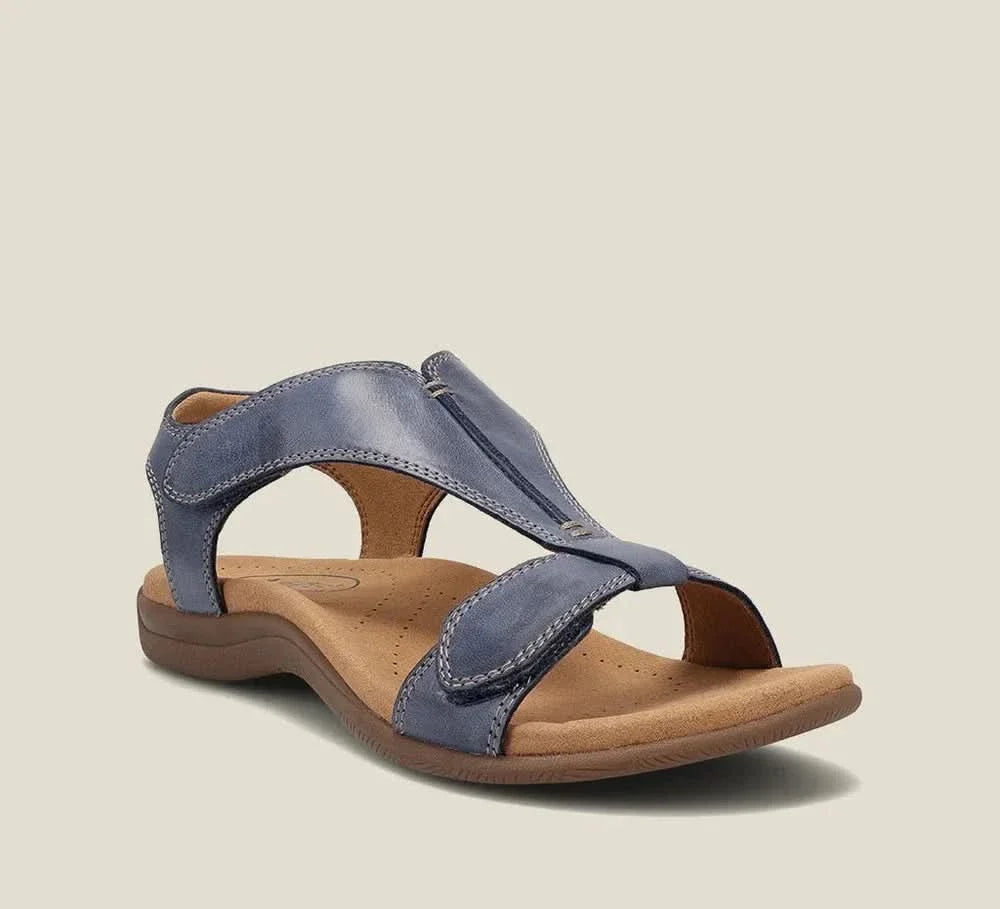 Women's T-Strap Sandals with Ankle Strap | Adjustable