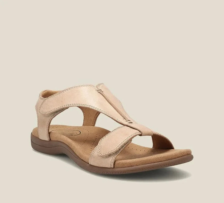 Women's T-Strap Sandals with Ankle Strap | Adjustable