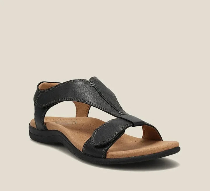 Women's T-Strap Sandals with Ankle Strap | Adjustable