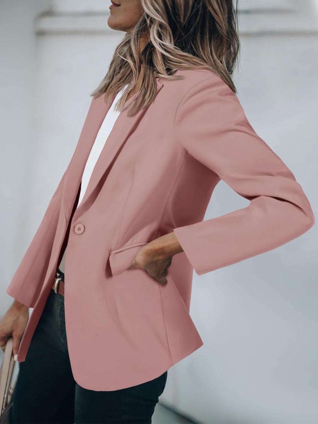 Women's Tailored Blazer with Notch Lapel | Single-Breasted
